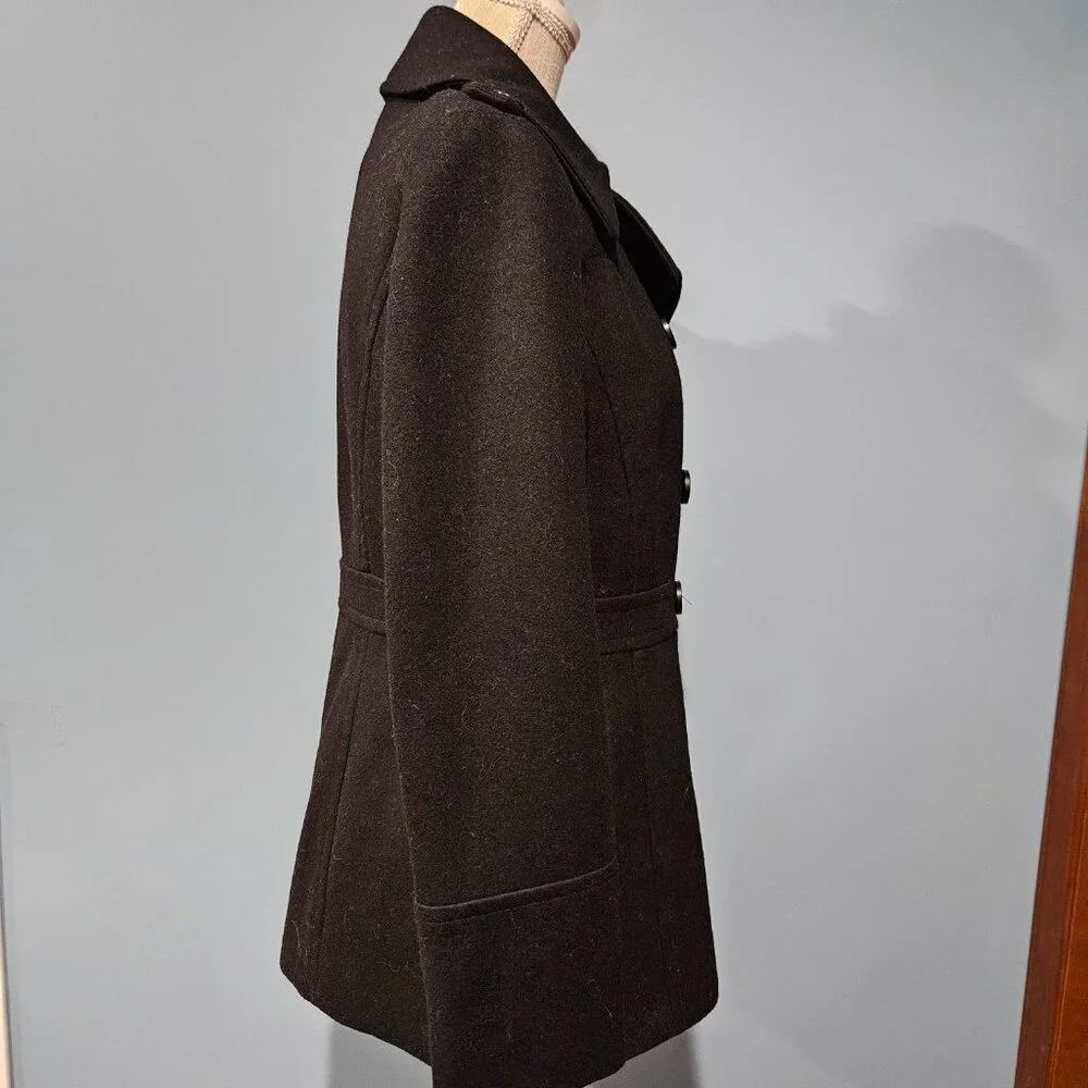 Michael Kors Black Pea Coat - Small - Picture 4 of 7
